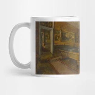 Billiard Room at Menil-Hubert by Edgar Degas Mug